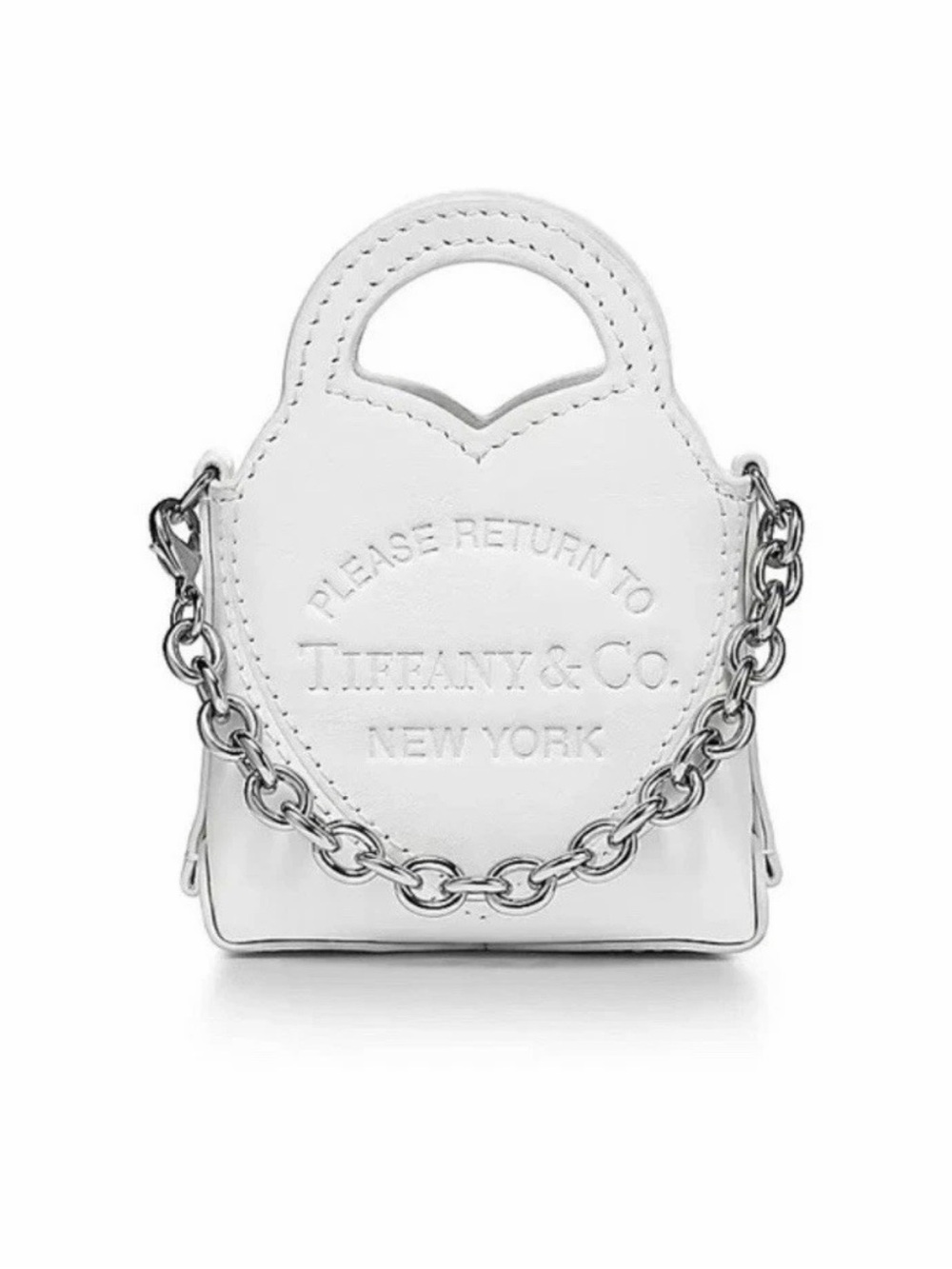 Tiffany & Co. Return to Tiffany Mini Tote Bag – White Leather